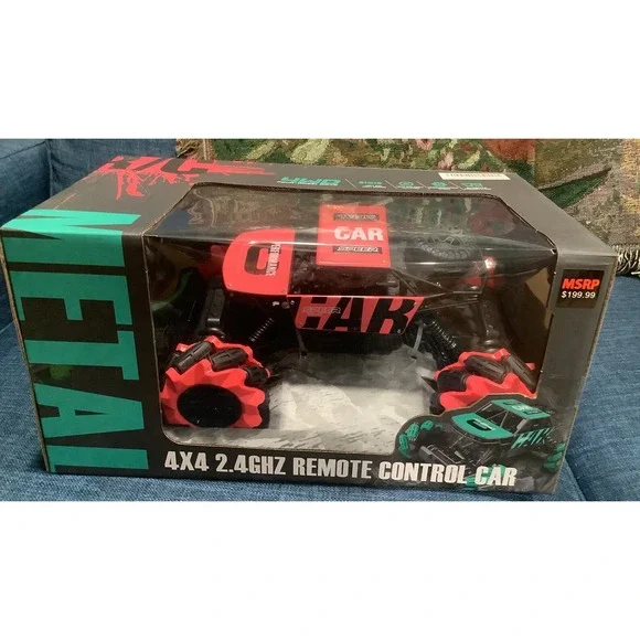 RC Car, Racing Car with 2 Batteries, 1:1 RTR 2.4Ghz 4WD Remote Control Car