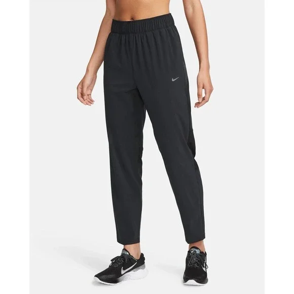 Nike Dri-FIT Fast Mid Rise 7/8 Running Pants Womens Small Black FB7029 010
