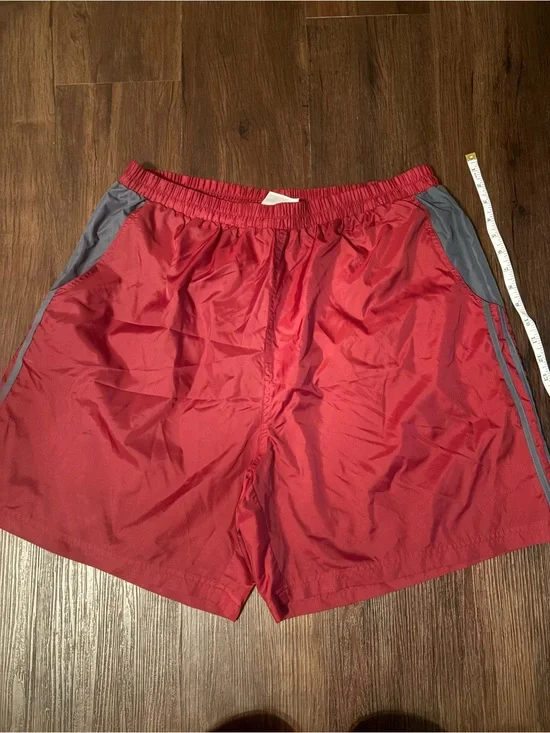 Adidas Vintage Red Athletic Shorts