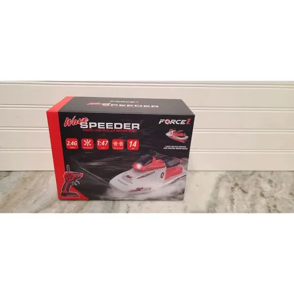 Force 1 Wave Speeder Radio Control Motor Boat NEW