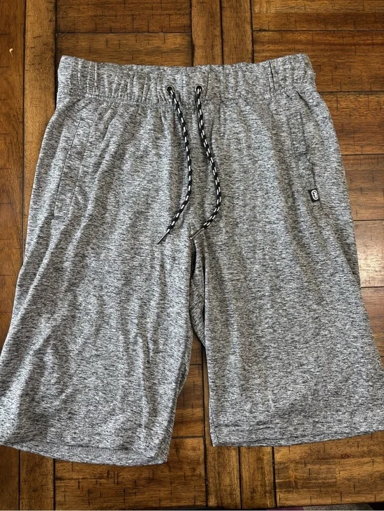 Ecko Unlimited Heather Grey Athletic Drawstring Shorts