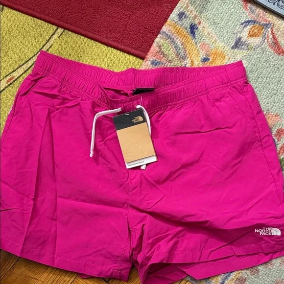 NWT The North Face men’s  Bright Pink flashdry Shorts