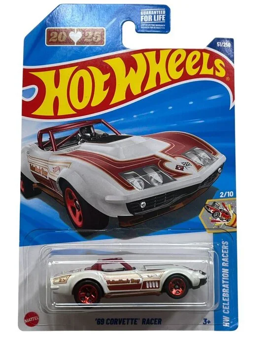 Hot Wheels '69 Corvette Racer Valentine Celebration Racers 57/250 NOC 2025