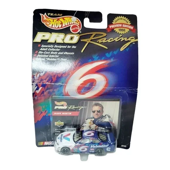 Vingate‎ Wheels MARK MARTIN #6 Pro Racing 1998 Preview Edition VALVOLINE NASCAR