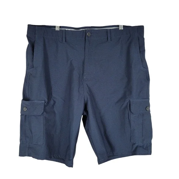 Maven Co-Op Cargo Shorts Mens‎ 42 Navy Blue Performance Golf Athletic MV00091M