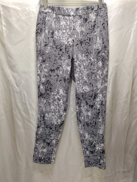 Keiko Kishi By Nosh Abstract Women's Casual Sports Dress Pants 2 See Measuremts