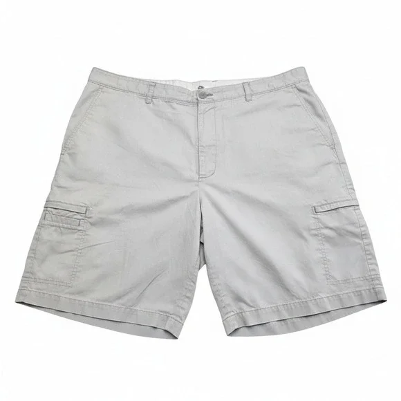 Greg Norman for Tasso Elba‎ Cargo Shorts Mens 40 Gray Flat Front Golf Casual