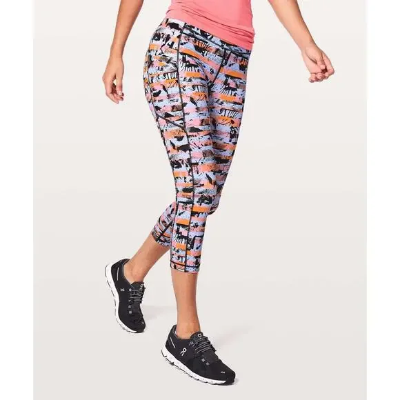 Lululemon Sz 6 Speed Up Crop 21