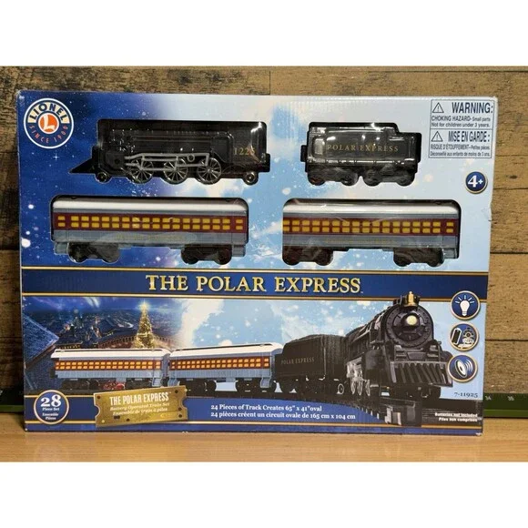 🔥 NEW- Lionel The Polar Express Battery Operated Train Set 7-11925 28 Piece