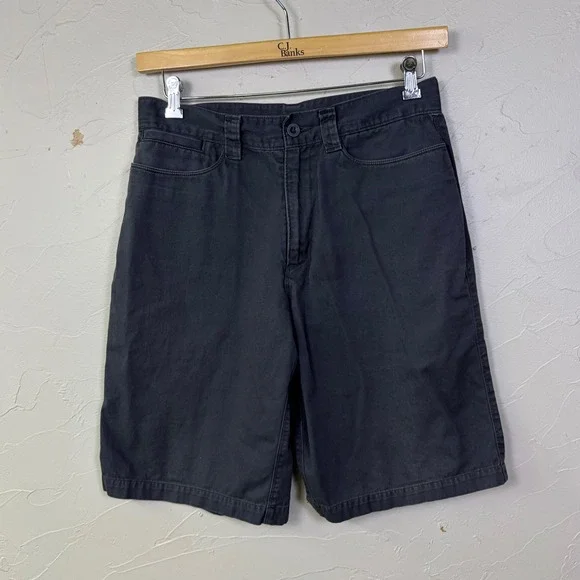 The North Face Chino Shorts Mens 32 Black Cotton Twill Gorpcore Outdoor