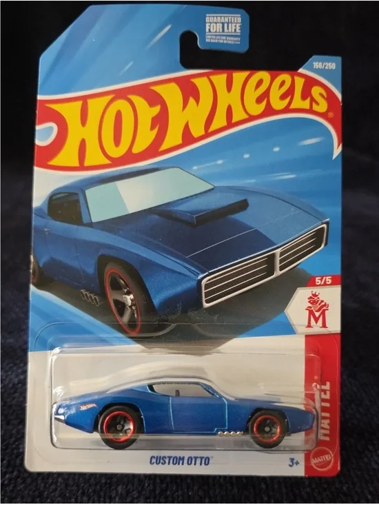Hot Wheels x Mattel Custom Otto Toy Car - Blue