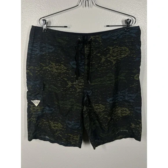 Columbia PFG~FISH‎ RESPONSIBLE ~Men's Mako Board Shorts Swim Trunk  Size: 36