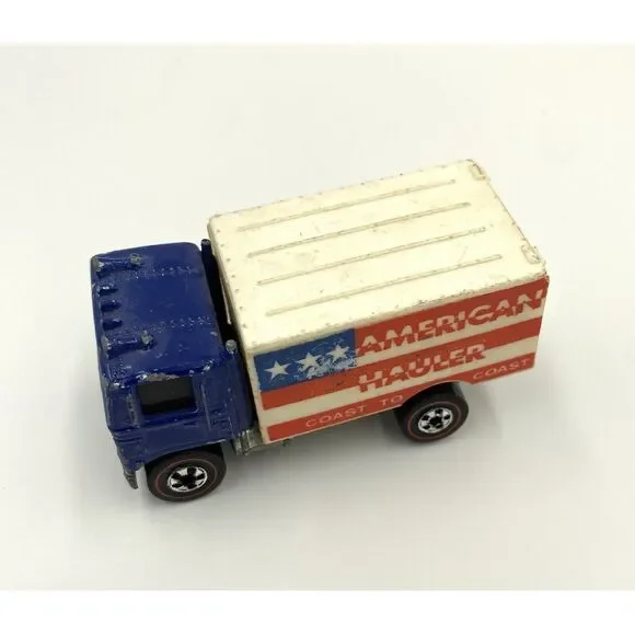 Hot Wheels Redline 1973 Hong‎ Kong American Hauler Box Truck Vintage Flag