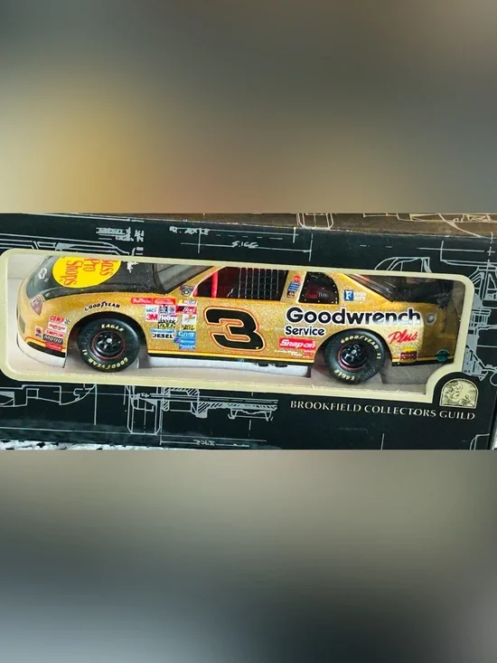 1997 Brookfield Collectors Guild NASCAR Dale Earnhardt #3 Gold Diecast Car  1:24