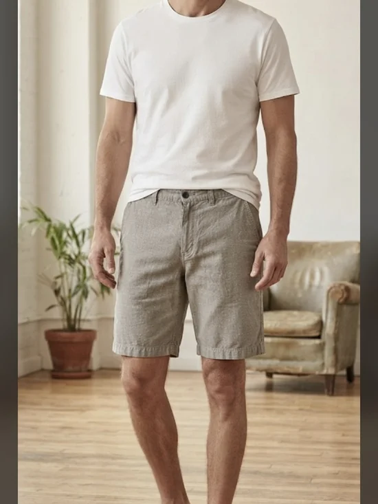 Patagonia Men's Light Gray Flat-Front Walkshorts