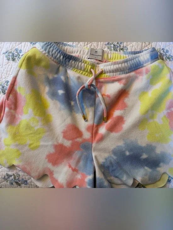 Dudley Stephens scalloped terry shorts