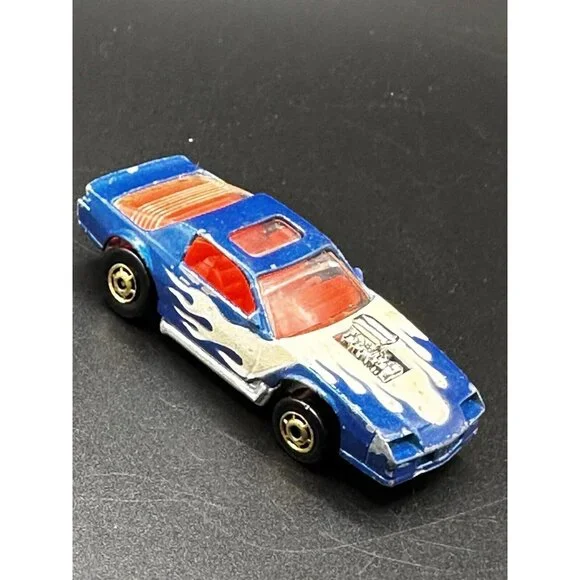 Hot Wheels Blown Camaro Z28 1987 Glow in Dark Tampo Turbotrax Vtg Turbo Glo RARE