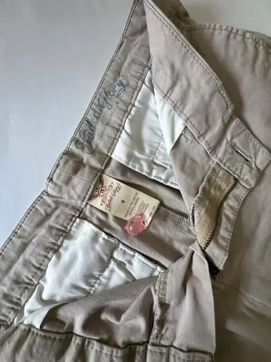 Faded Glory Women's Beige Chino Shorts Size 8