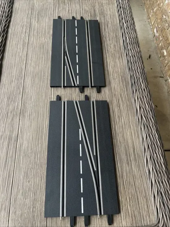 CARRERA 30343 DIGITAL 132 LANE CHANGE LEFT TRACK USED 1/24 - 1/32 SLOT CAR TRACK