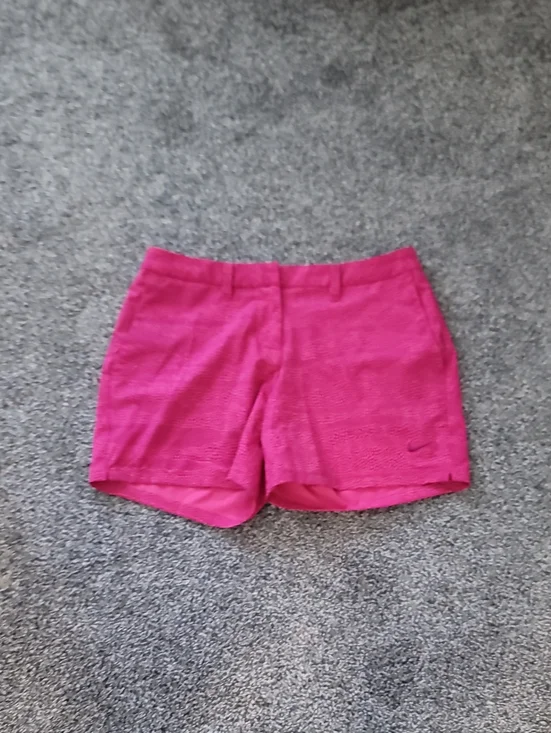 Nike Women’s Bright Pink High-Waist Shorts