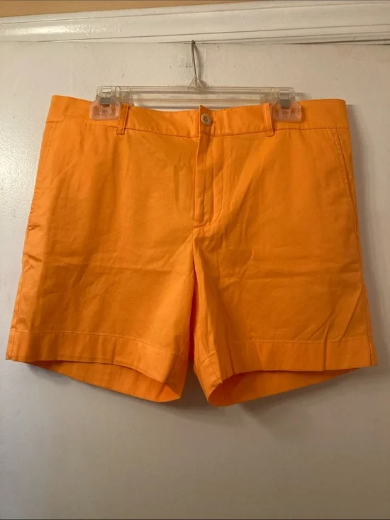 NWT Ralph Lauren Bright Orange Women's Bermuda Shorts