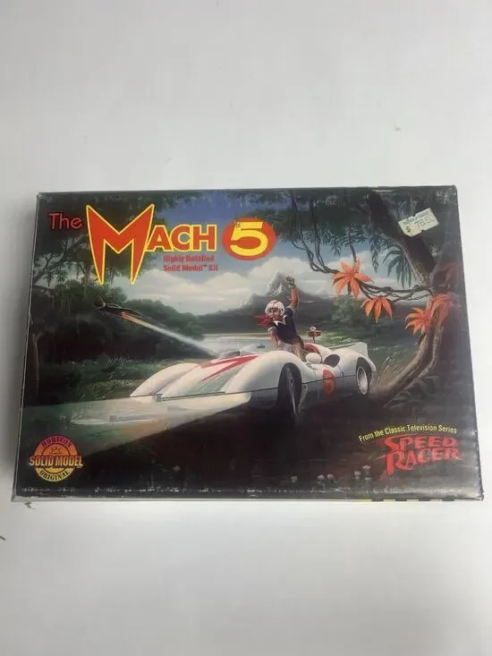 Vtg 1995 Horizon Solid Model Speed Racer Mach 5 Solid Model Kit