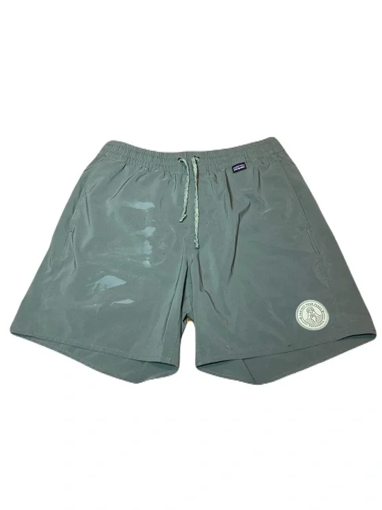 Patagonia Hydropeak Volley Hybrid Shorts in Green, Men’s size Small