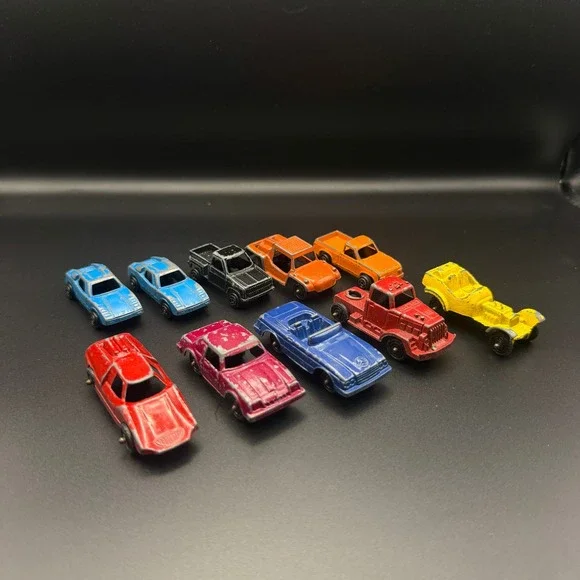 Vintage Tootsietoy Diecast Car Truck Lot of 10 Monza 450 SL USA Metal Toys
