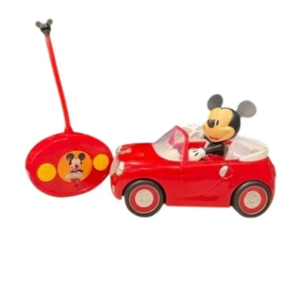 Disney Mickey Mouse Clubhouse Red Convertible RC Car Toy Jada‎ Toys 84172