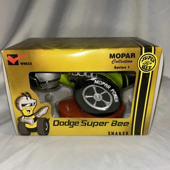 Dodge‎ Super Bee Bobblehead SUBLIME GREEN Bent Rod Garage Shaker New Mopar