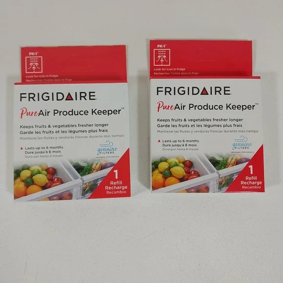 Lot Of 2 Frigidaire PureAir Produce Keeper Refill (1-Pack) PK-1