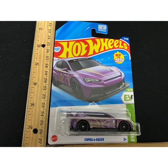 Hot Wheels Cupra e-Racer 2025 New Model #4/10‎ Purple Diecast Car 72/250