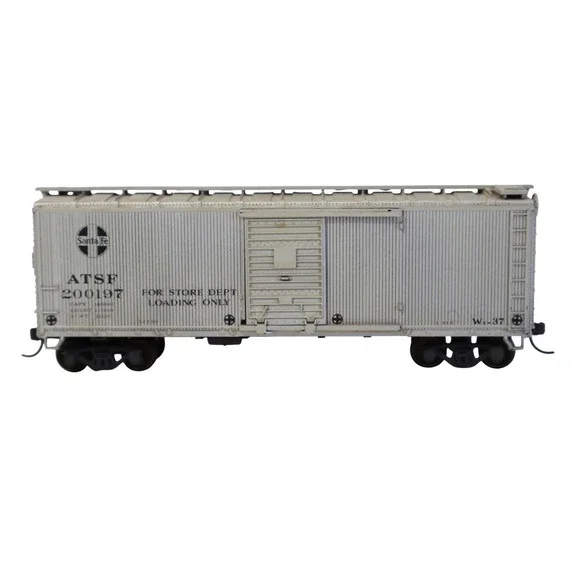 Santa Fe ATSF 200197 Boxcar HO Scale Gray For Store Dept Loading Only T18