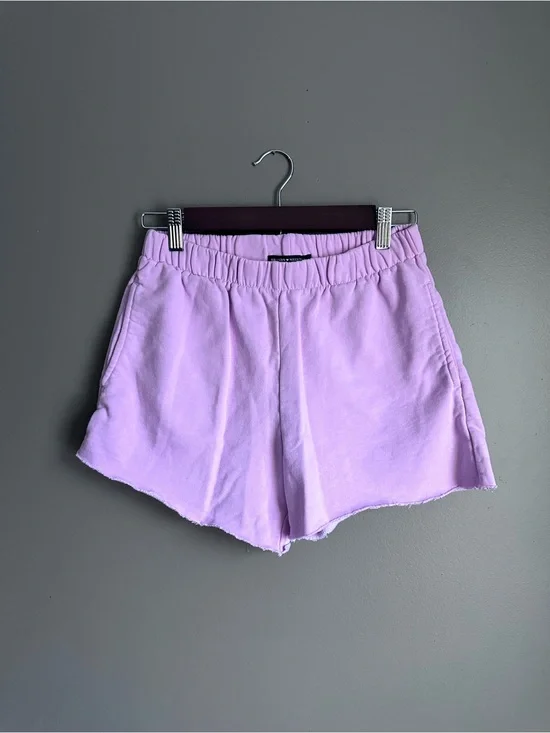 Brandy Melville Cotton Shorts Size Small Cotton Raspberry-Pink-Purple Shorts
