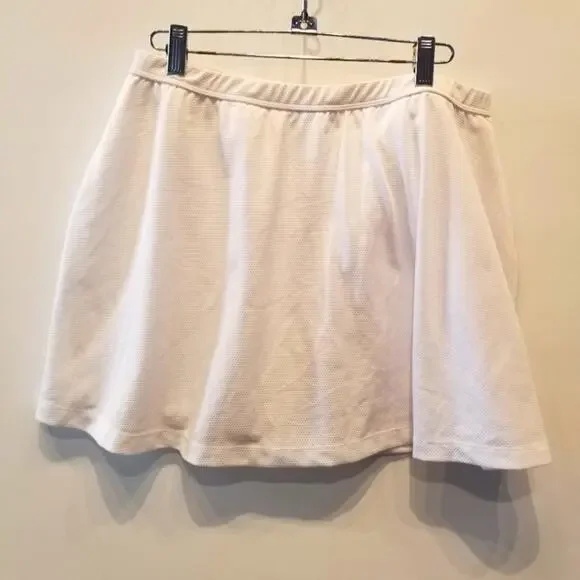 Head Athletic White Stretch Skort‎ Tennis Pickleball Comfortable Women's Size XL