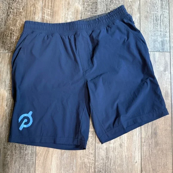 Rhone Peloton Shorts Mens L Navy Blue Athletic Workout Gym MAK-182