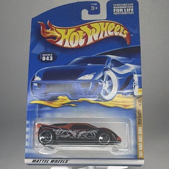 Hot Wheels Speed Blaster Tony Hawk Skate Series 1:64 Diecast Car 2001 New