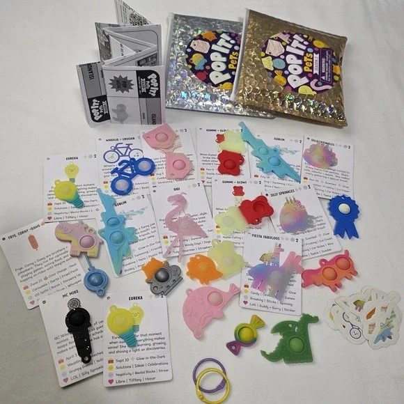 Pop It Pet Fidget Toy Lot Of 24