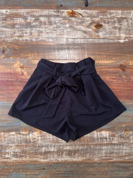 SHEIN Tie Belt Shorts Size S