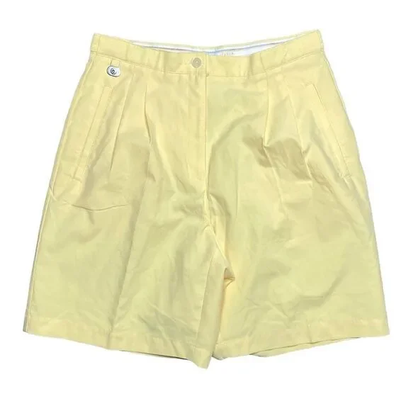 Lizgolf Shorts Liz Claiborne Size 8 Yellow
