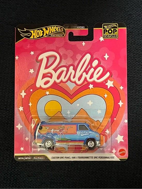 Hot Wheels Pop Culture Barbie Custom GMC Panel Van 1:64 Diecast Unopened