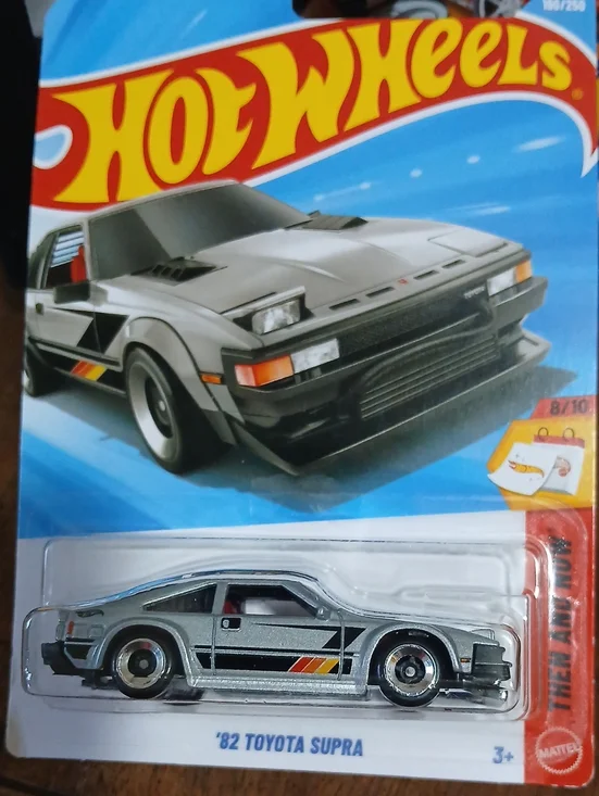 Hot Wheels '82 Toyota Supra Silver Die-Cast Hot Wheels Car