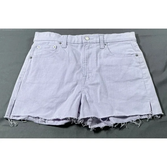 Gap Denim Womens High Rise 3 Inch Short Lavender Purple Stretch Size 29 NWT