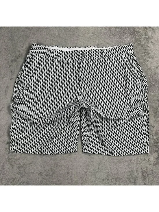 Redvanly Hanover Shorts Mens XXL Nylon Stretch Golf Performance Pull-On Geometri