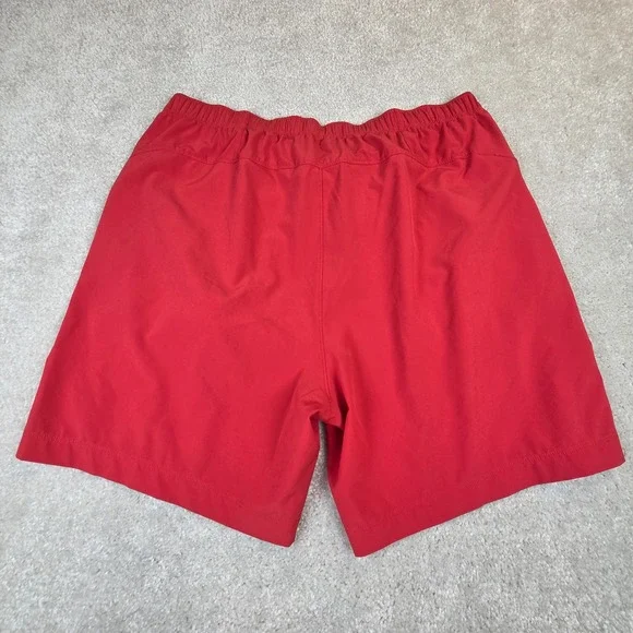 Rhone Essentials Unlined Training Shorts Mens Large Red 7 Inch Inseam