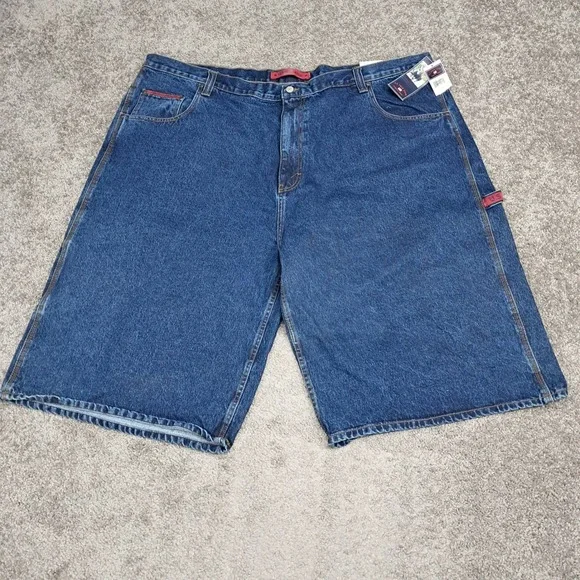 US Polo Assn Mens Blue Denim Carpenter Shorts Size‎ 50 NWT Baggy Jorts Cotton