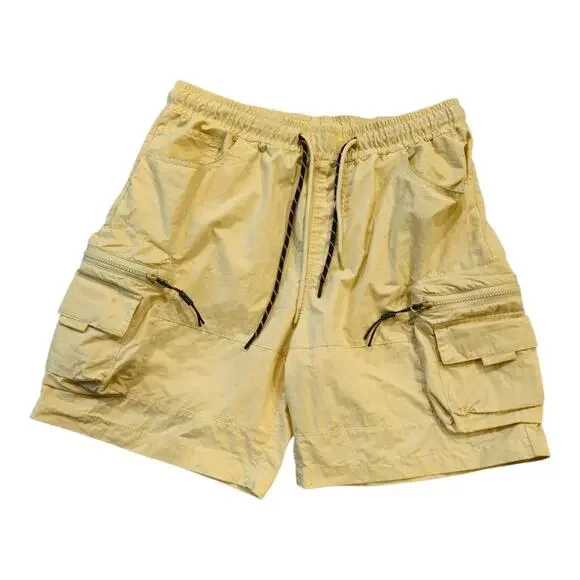 SMOKE RISE Cream Cargo Shorts Mens Drawstring Waist Sz - M‎