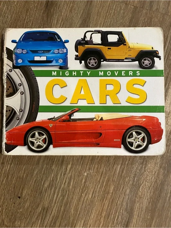 Cars Board Book - Red, Yellow, Blue Covers