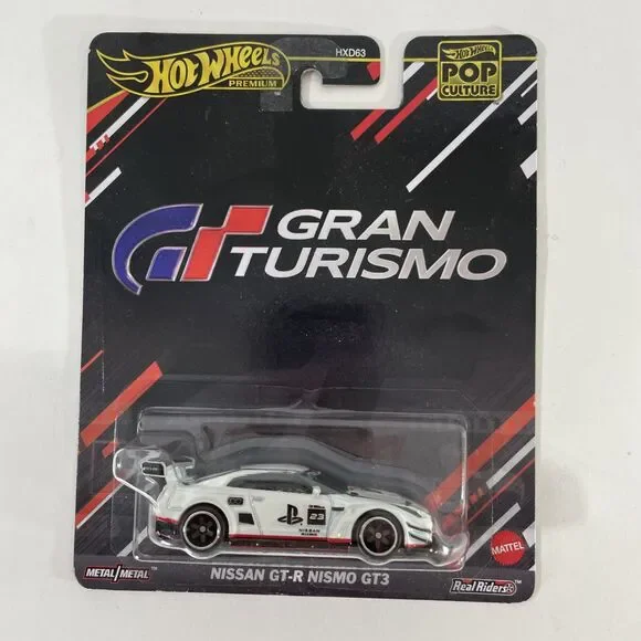 Hot Wheels Premium Pop Culture Gran Turismo 1:64 Nissan GT-R Nismo GT3 Metal NIB