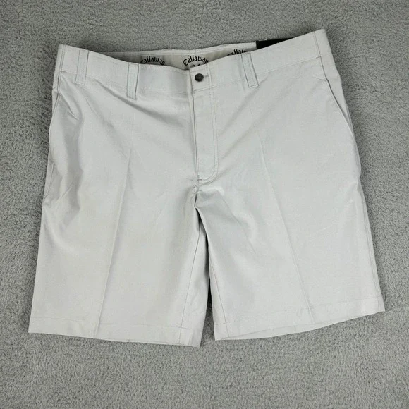 Callaway Golf Shorts Mens 40 Gray‎ Active Waistband Performance Stretch Preppy
